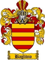 Baglivio coat of arms family crest download