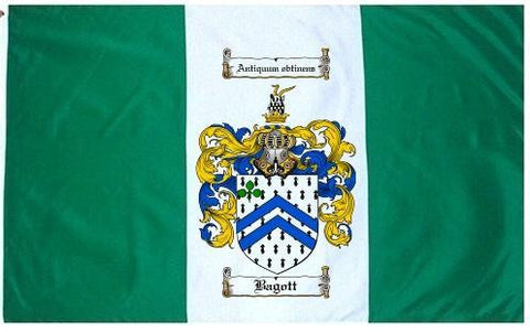 Bagott family crest coat of arms flag