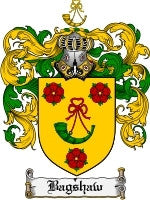 Bagshaw coat of arms family crest download