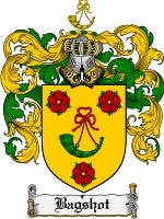 Bagshot coat of arms family crest download