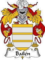 Bailen coat of arms family crest download