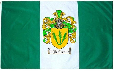 Baillard family crest coat of arms flag