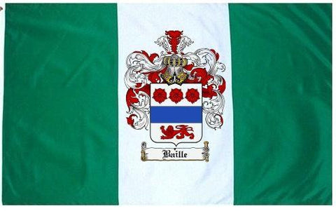 Baille family crest coat of arms flag