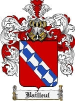 Bailleul coat of arms family crest download