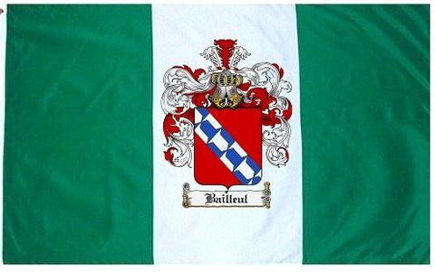Bailleul family crest coat of arms flag