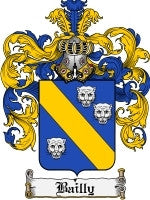 Bailly coat of arms family crest download