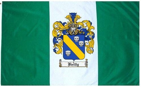 Bailly family crest coat of arms flag