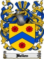 Bailon coat of arms family crest download