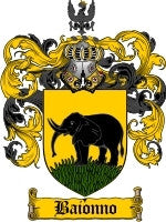 Baionno coat of arms family crest download