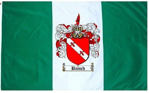 Baisch family crest coat of arms flag