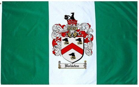 Baisden family crest coat of arms flag