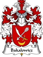 Bakalowicz coat of arms family crest download