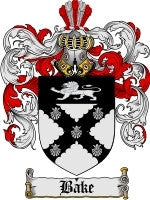 Bake coat of arms family crest download