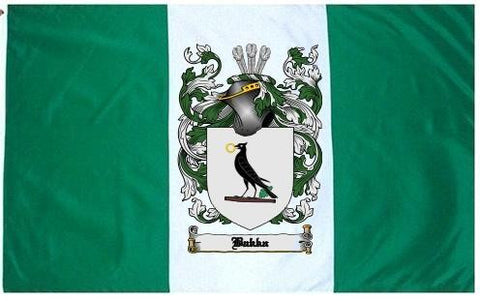 Bakka family crest coat of arms flag