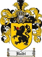 Balbi coat of arms family crest download