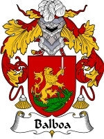 Balboa coat of arms family crest download