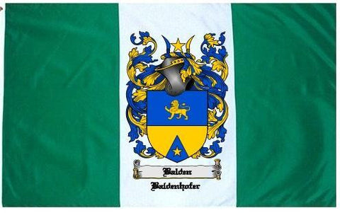 Balden family crest coat of arms flag