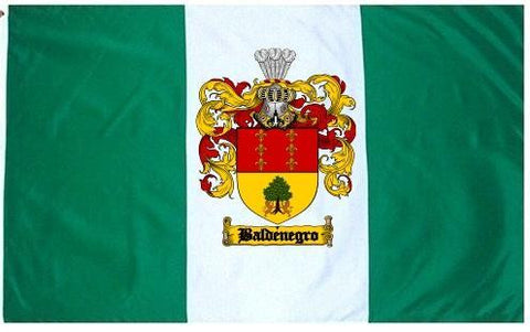 Baldenegro family crest coat of arms flag