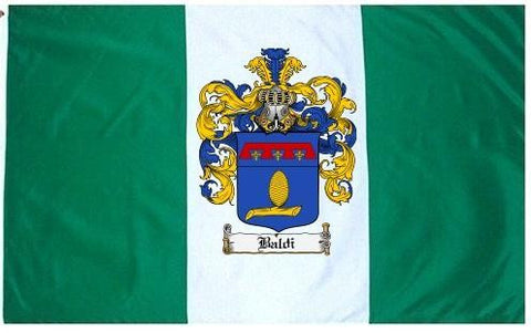 Baldi family crest coat of arms flag