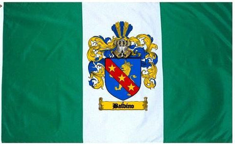 Baldino family crest coat of arms flag