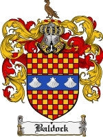 Baldock coat of arms family crest download
