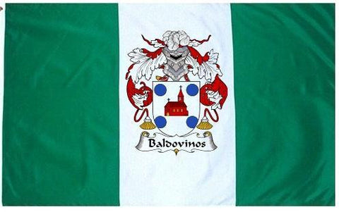 Baldovinos family crest coat of arms flag