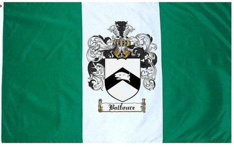 Balfoure family crest coat of arms flag