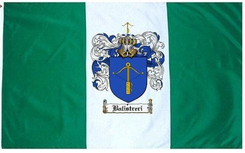 Balistreri family crest coat of arms flag