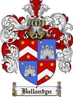 Ballantyn coat of arms family crest download