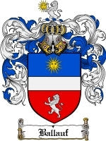 Ballauf coat of arms family crest download