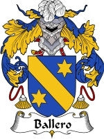 Ballero coat of arms family crest download