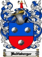Baltisberger coat of arms family crest download