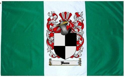 Bame family crest coat of arms flag