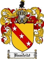 Bamfeild coat of arms family crest download