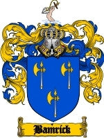 Bamrick coat of arms family crest download