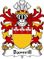 Bamvill coat of arms family crest download