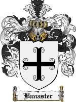 Banaster coat of arms family crest download