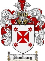 Bandbury coat of arms family crest download
