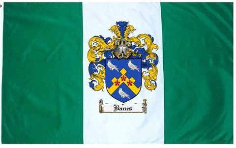Banes family crest coat of arms flag