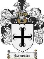 Banester coat of arms family crest download