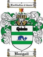 Bangall coat of arms family crest download