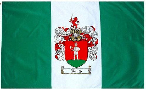 Bange family crest coat of arms flag