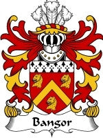 Bangor coat of arms family crest download