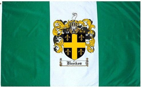 Bankes family crest coat of arms flag