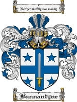 Bannantyne coat of arms family crest download