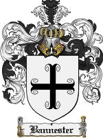 Bannester coat of arms family crest download