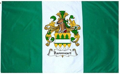 Bannwart family crest coat of arms flag