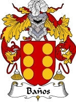 Banos coat of arms family crest download