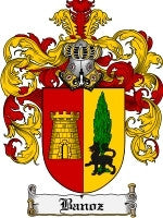 Banoz coat of arms family crest download