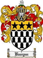 Banyen coat of arms family crest download